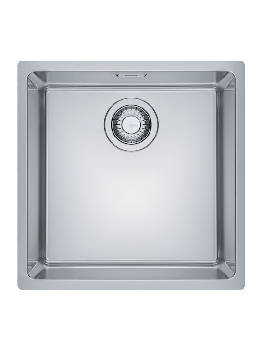 Franke Maris Mrx 110-40 1220525224 Undermount Sink Inox W40xD40cm Silver