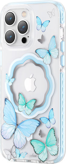 Kingxbar Butterfly Series Задна Корица От Силикон 0.3мм Синя (iPhone 14 Pro Max)