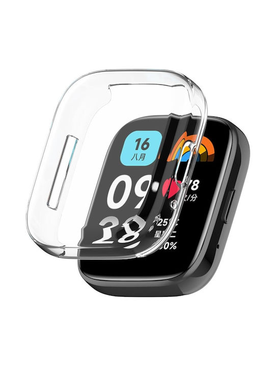 Силиконов калъф в цвят Прозрачен за Xiaomi Redmi Watch 3 Lite / Watch 3 Active
