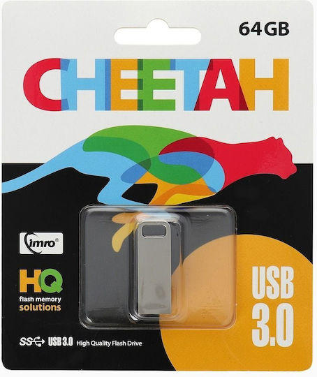 IMRO 64GB USB 3.0 Stick Γκρι