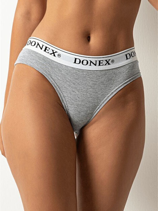 Donex Γυναικεία Slip 2Pack Γκρι