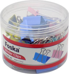 Foska Κλιπς Μεταλλικά 32mm 24τμχ