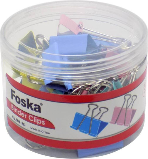 Foska Klammern 32mm Mehrfarbig 24Stück