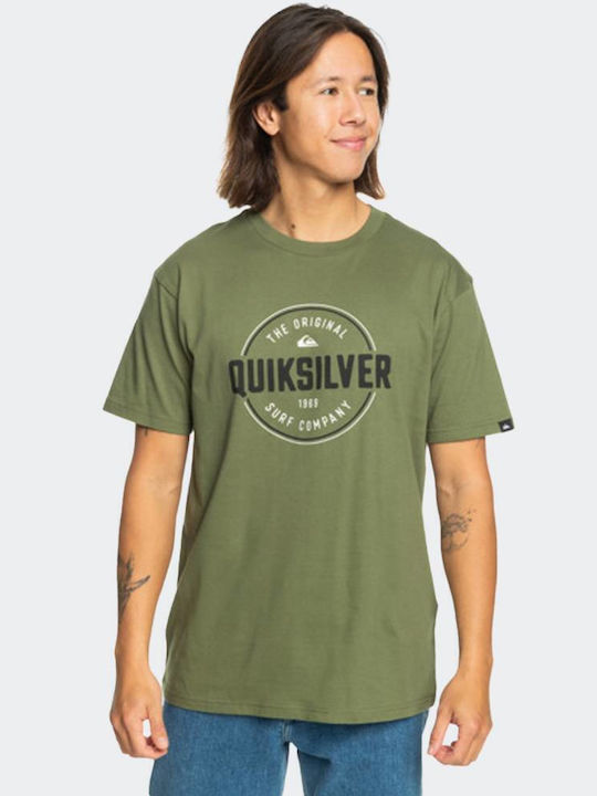 Quiksilver Circle Up T-shirt Bărbătesc cu Mânec...