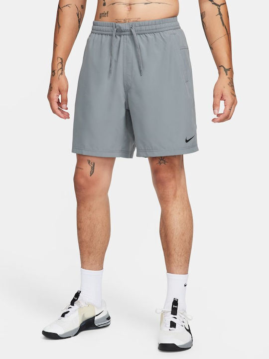 Nike Form Αθλητική Ανδρική Βερμούδα Dri-Fit Γκρι