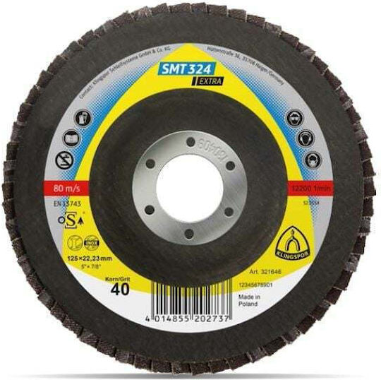 Klingspor SMT 324 Δίσκος Λείανσης Μετάλλου 125mm