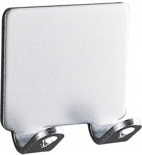Кука Баня Единично с винтове ​5x5см Inox Сребрист