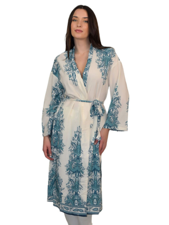 Morena Spain Damen Kimono Grün