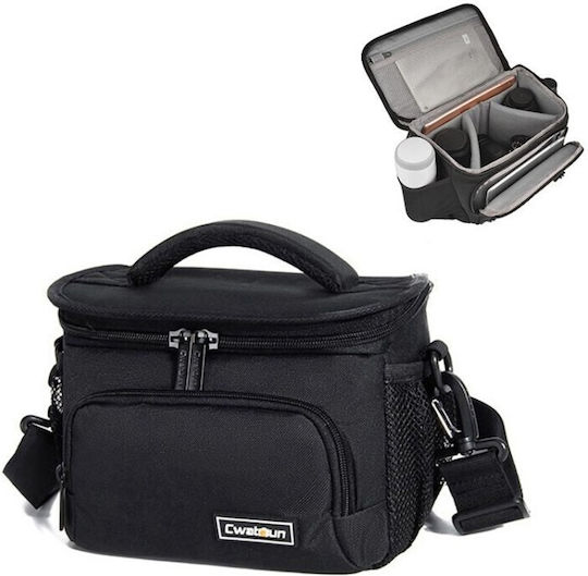 Cwatcun D67 Shoulder Camera Bag Black