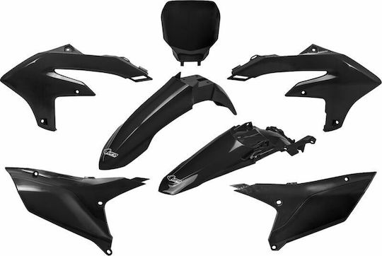 UFO Комплект Пластмасови Части за Мотоциклет за Yamaha YZ 250 - Интернет магазин Черен 1бр