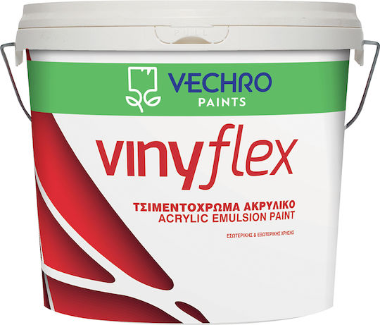 Vechro Vinyfltex Plastik Farbe für Innen- und Außenverwendung White 3Es