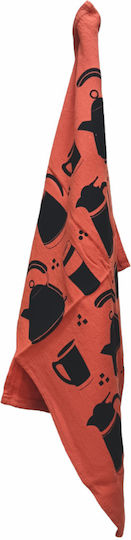 Klotsotiras Towel in Orange Color 95x47cm