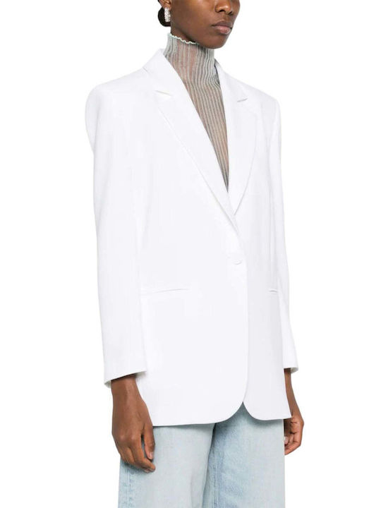 Pinko Blazer pentru femei Sacou Alb