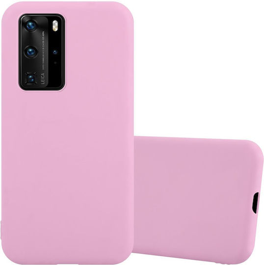 Back Cover Σιλικόνης Ροζ (Huawei P40 Pro)
