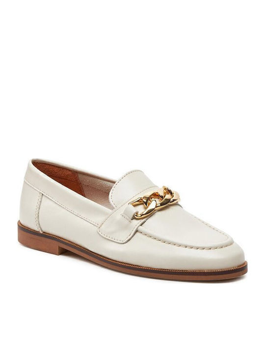 Filipe Damen Mokassins in Beige Farbe