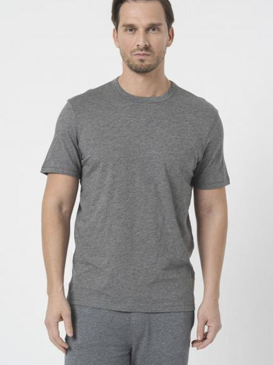 Hugo Boss Ανδρικό T-shirt Κοντομάνικο Pastel Grey