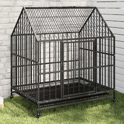 vidaXL Dog Wire Crate 100x77x117cm