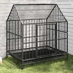 vidaXL Dog Wire Crate 100x77x117cm