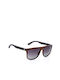 Monte Como Men's Sunglasses with Brown Tartaruga Plastic Frame and Gray Gradient Lens TR088 C07