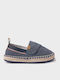 Kids Espradrilles with Hoop & Loop Closure Navy Blue