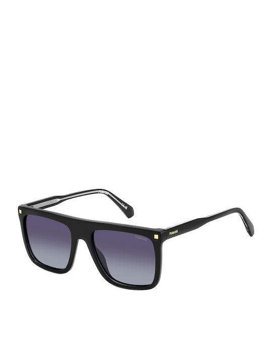 Polaroid Men's Sunglasses with Black Plastic Fr...