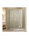 Karag Nano Σταθερό Πλαϊνό Ντουζιέρας 80x195cm Clear Glass Chrome