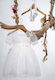 Mak White Baptism Dress made of Tulle
