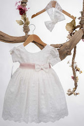 Mak White Tulle Baptism Dress