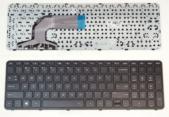 HP Laptop Keyboard for HP Pavilion 15-G 15-R 15-E 15-N 15-250 G3 255 G3 and Greek (GR) Keyboard Layout in Black Colour 749658-151