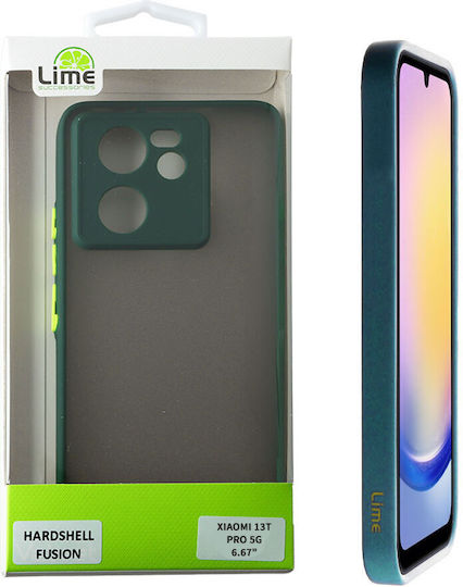 Lime Hardshell Fusion Full Camera Protection Back Cover Πλαστικό / Σιλικόνης Πράσινο (Xiaomi 13T Pro 5G)