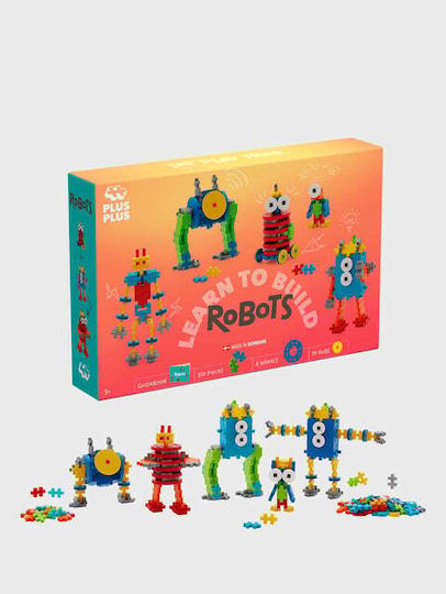 Plus Plus Τουβλάκια Learn To Build Robots για 5+ Ετών 275τμχ