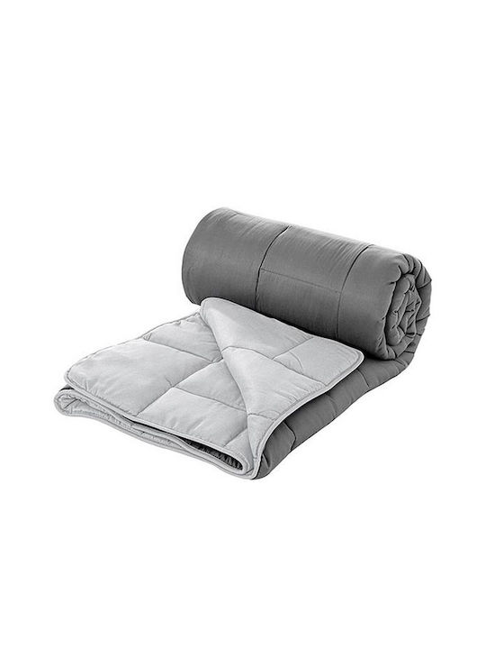 Sunshine Pilotă Single cu Umplutură Microfiber 160x220cm Micro Gri
