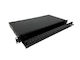 A-LAN Patch Panel für Rack 1U 19" 24 Ports Schwarz