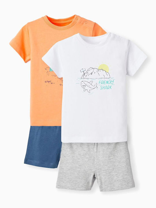 Zippy Kids' Pajamas Summer white Set 2