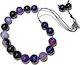 Perle de îngrijorare din Ametist de lungime 1.2buc Violet