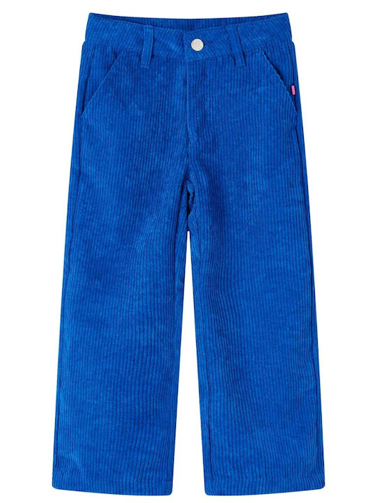 vidaXL Kids Corduroy Trousers Μπλε