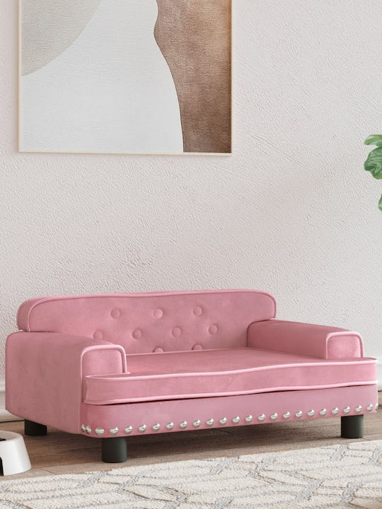 vidaXL Sofa Hundebett Rosa 70x45cm.