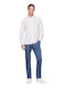 Bleecker Παντελόνι Chino σε Slim Εφαρμογή Αegean Sea