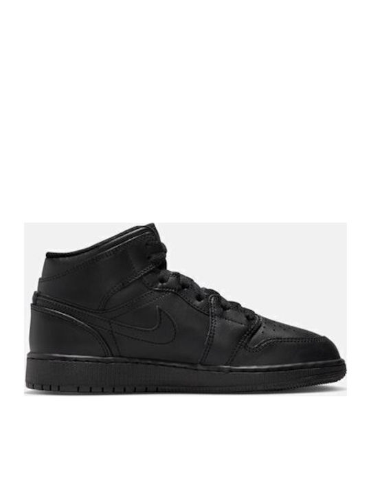 Jordan Air Jordan 1 Παιδικά Sneakers Μαύρα