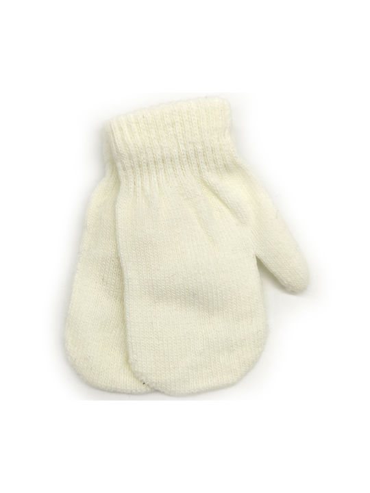Gift-Me Παιδικά Γάντια Χούφτες Λευκά