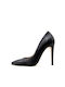 Fardoulis Leather Black High Heels