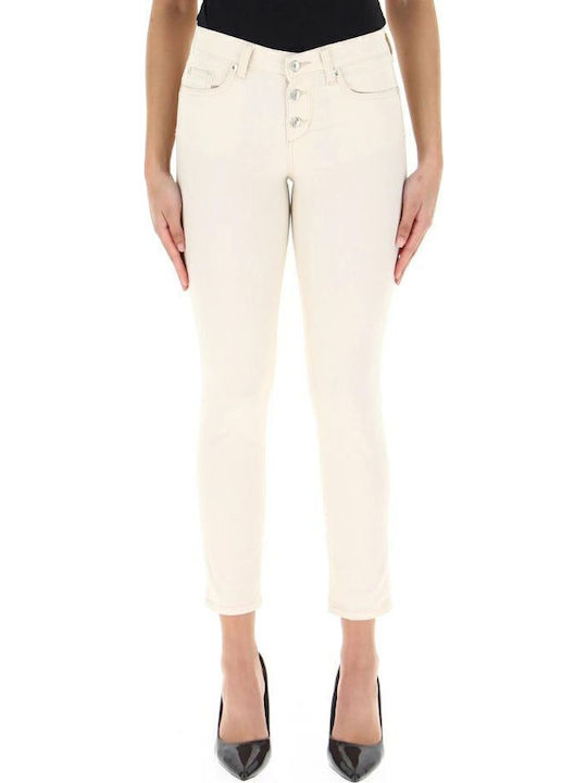 Women's Jean Trousers in Skinny Fit Beige
