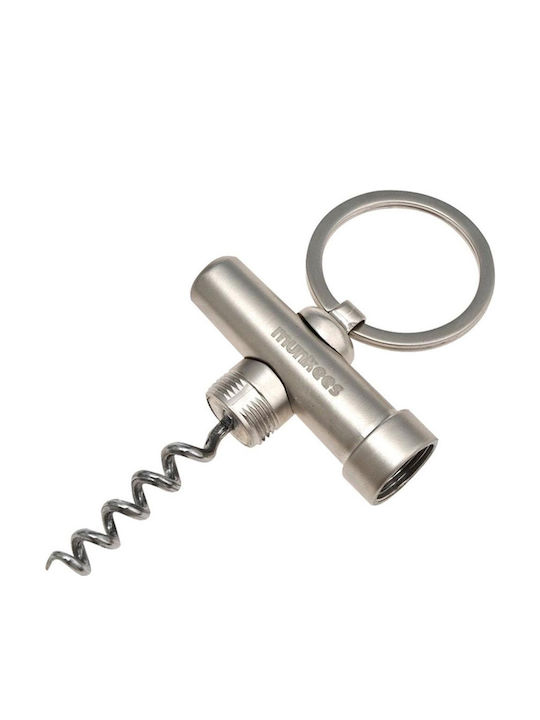 Munkees Schlüsselanhänger Öffner Corkscrew Schwarz
