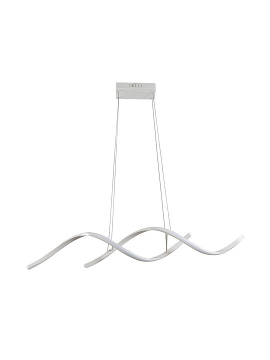 Universo Illuminazione Ceiling Mount Light 56cm White with Integrated LED