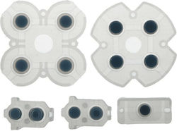Satz Schaltflächen Ersatzteile / Silikon Gummi Pads Schaltfläche für PS4