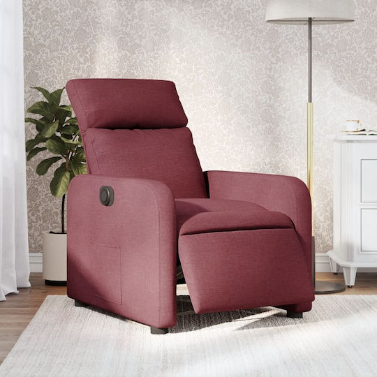 Relax με Υποπόδιο 66x89.5x95.5cm Μπορντό Relax με Υποπόδιο 66x89.5x95.5cm Μπορντό