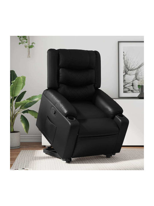 Πολυθρόνα Relax Massage με Υποπόδιο από Δερματί...