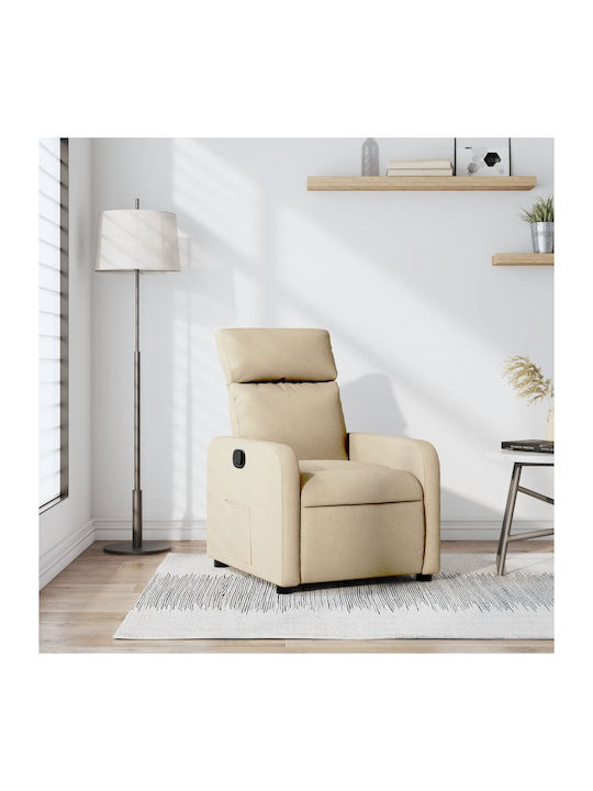 Фотьойл Relax С поставка за крака Крем 66x89.5x...
