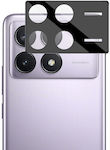 Imak Προστασία Κάμερας Tempered Glass Μαύρο για το Poco X6 Pro