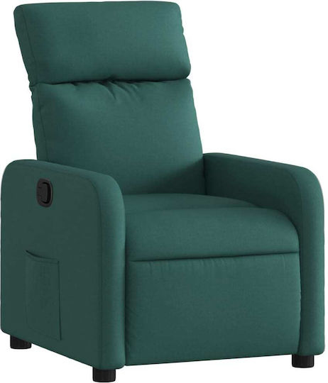 Фотьойл Relax С поставка за крака Dark Green 66x89.5x95.5см
